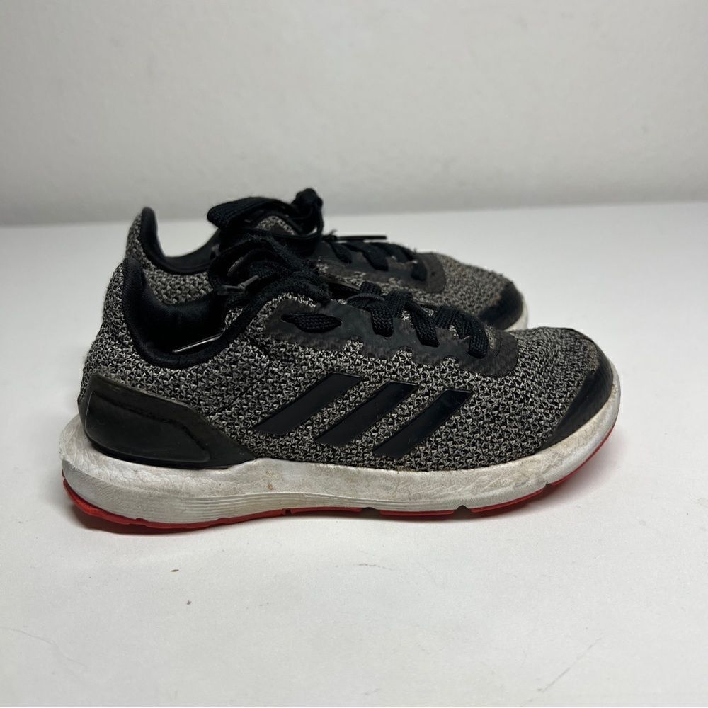Adidas Kids Cosmic 2 # 119018432 Gray Black Low Top Lace Up Sneaker Shoes Sz 11K